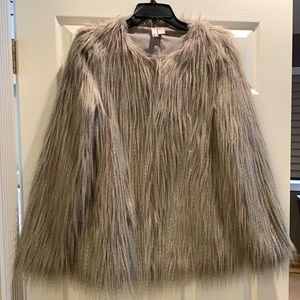 Faux fur coat